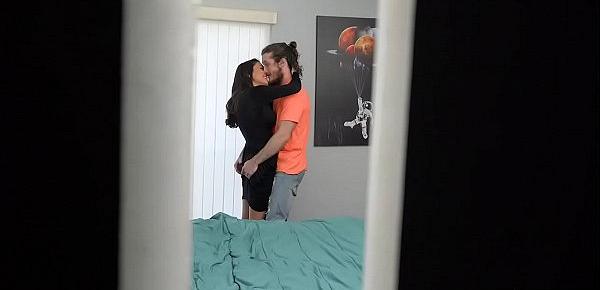  Ashley having sex with bf in the dorm